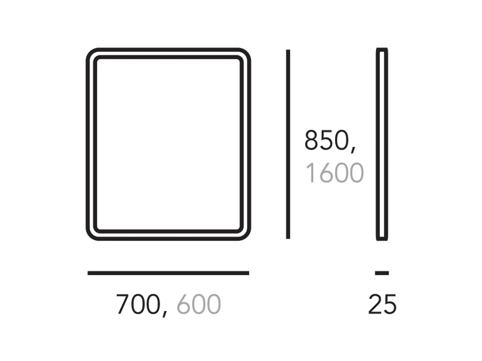 Abessi Mirror 700 — photo 2
